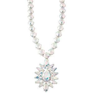 Traci Lynn Fairytale Necklace- Silver